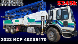 KCP 40 meter 40ZX5 for sale / used concrete pump